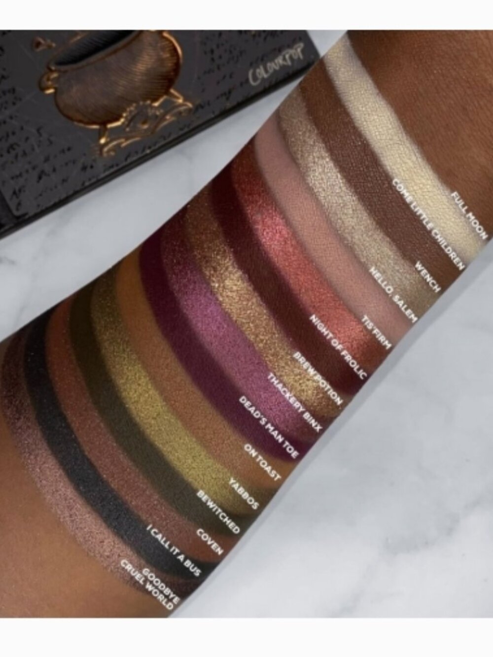 COLOURPOP x HOCUS POCUS 'Gather Round Sisters' Eyeshadow Palette - 15 shades - Picture 9 of 12